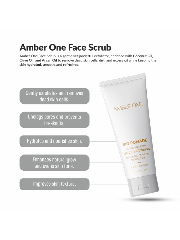 AMBER ONE FACE SCRUB 60ML