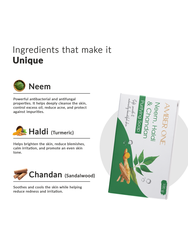 NEEM HALDI CHANDAN SOAP 100G
