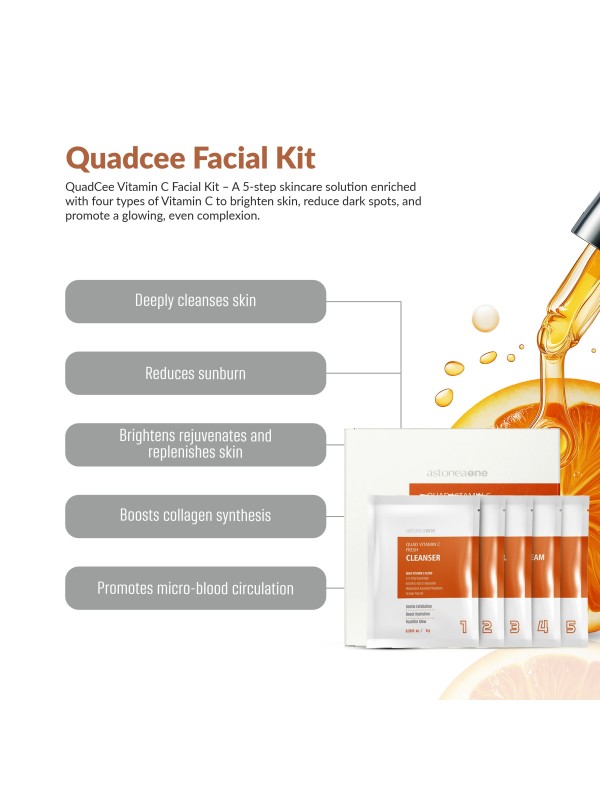 QUADCEE FACIAL KIT (5x8g)